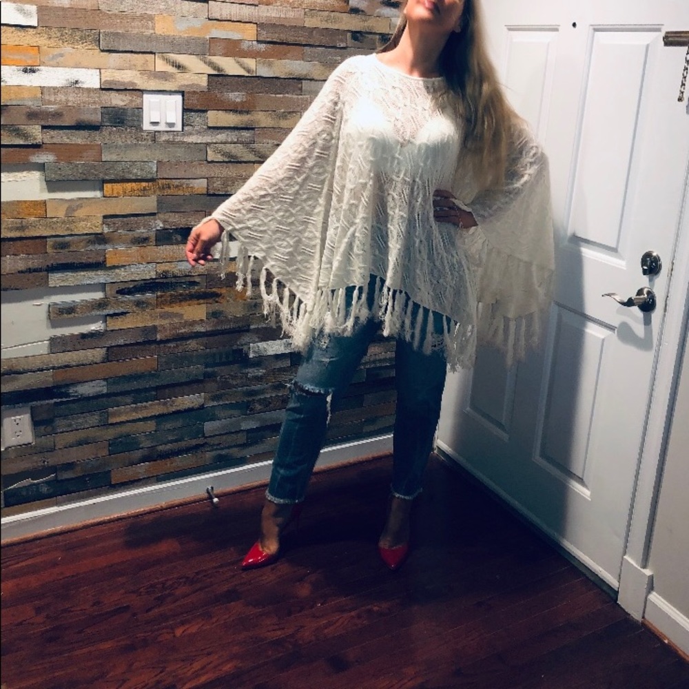 NEW with tags Elegant 💯 cashmere poncho